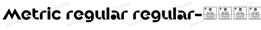 Metric regular regular字体转换